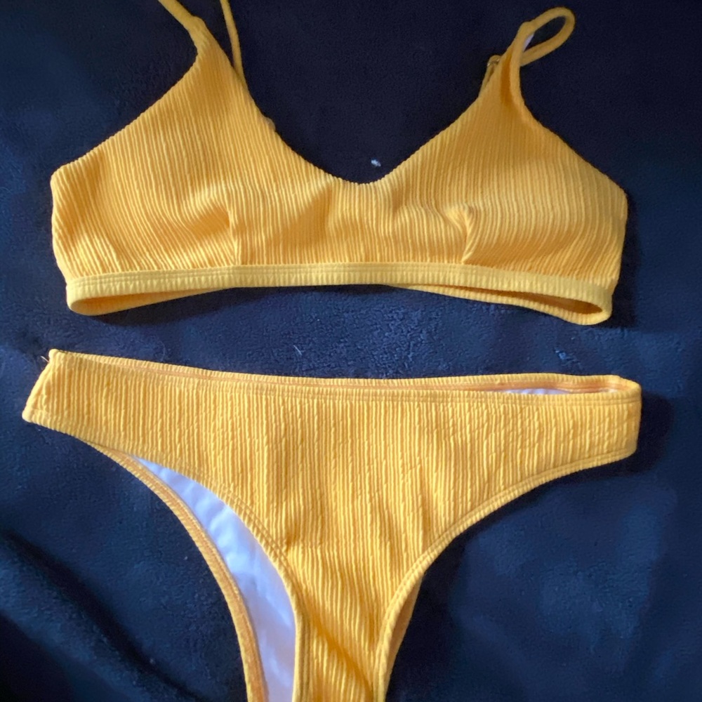 Never worn yellow bikini
